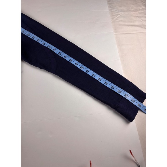 Lilly Pulitzer Luxletic Atleisure Navy Blue Quarter Zip Pullover Gold Hardware M - Picture 10 of 10